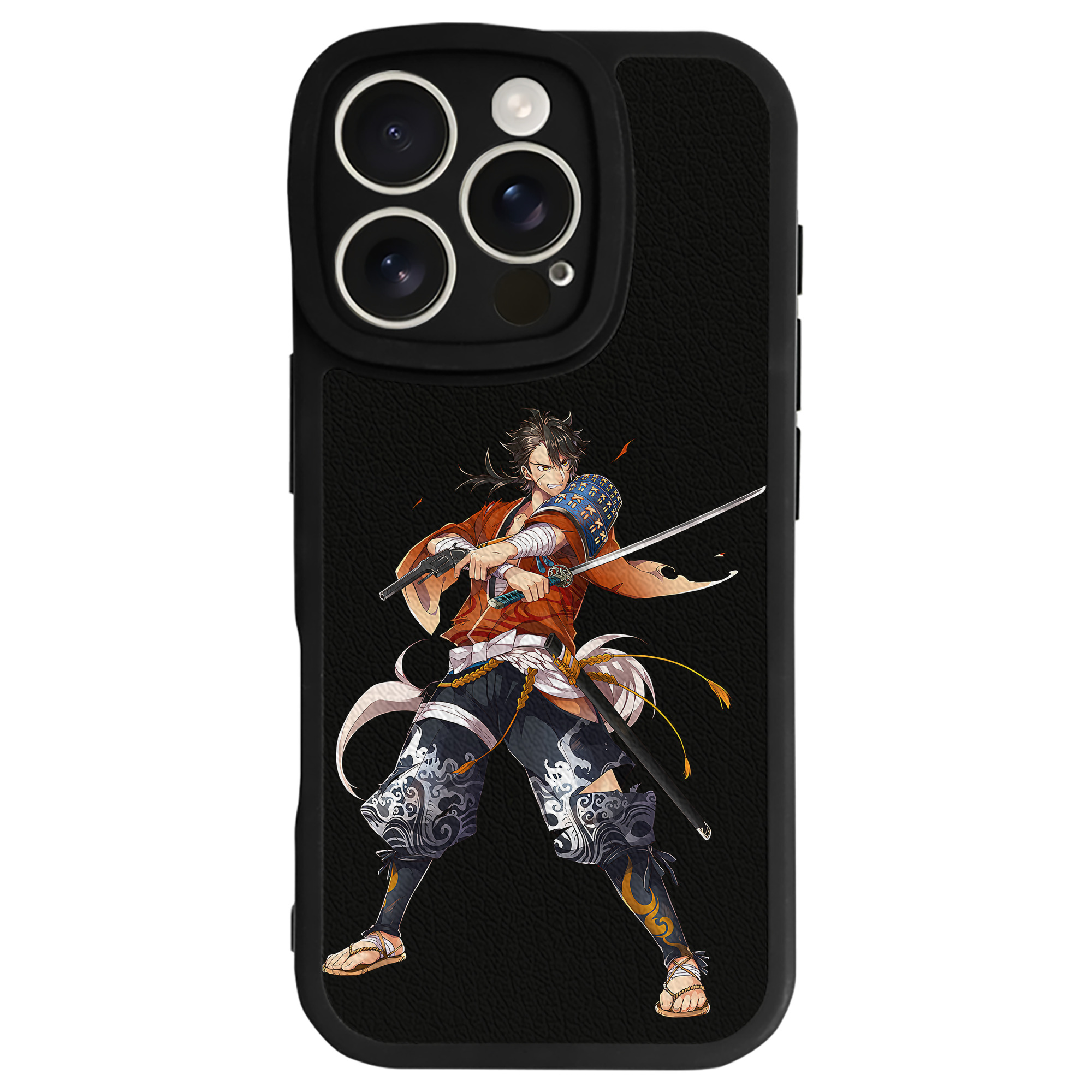 （画像用） 刀剣乱舞 Touken Ranbu 【iPhone 16シリーズ対応】シリコンスマホケース（レザー調） 材質：シリコン